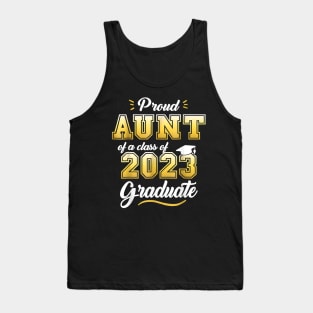 Proud Aunt of a Class of 2023 Graduate Senior 23 Graduation Tank Top